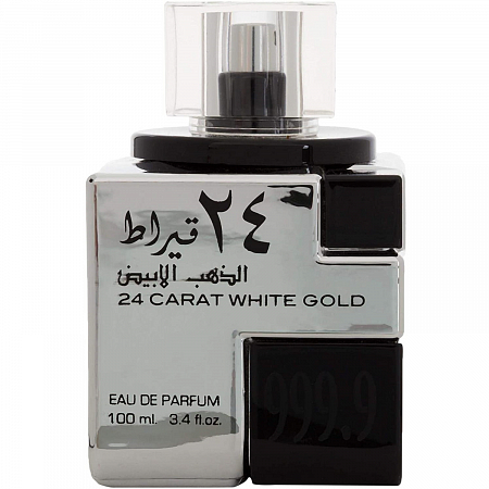24 CARAT WHITE GOLD